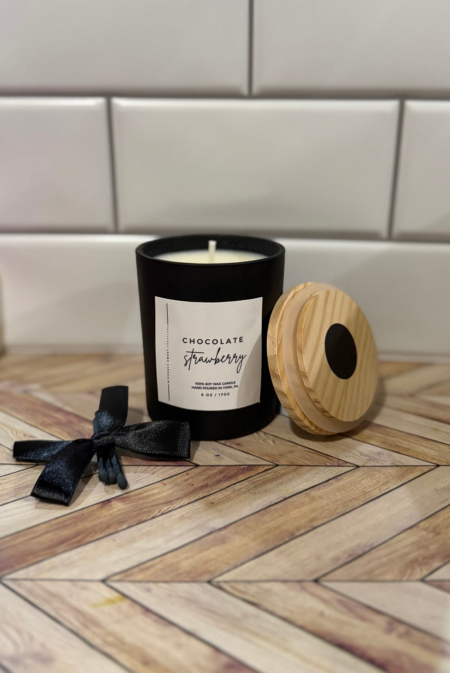 Chocolate Strawberry Candle