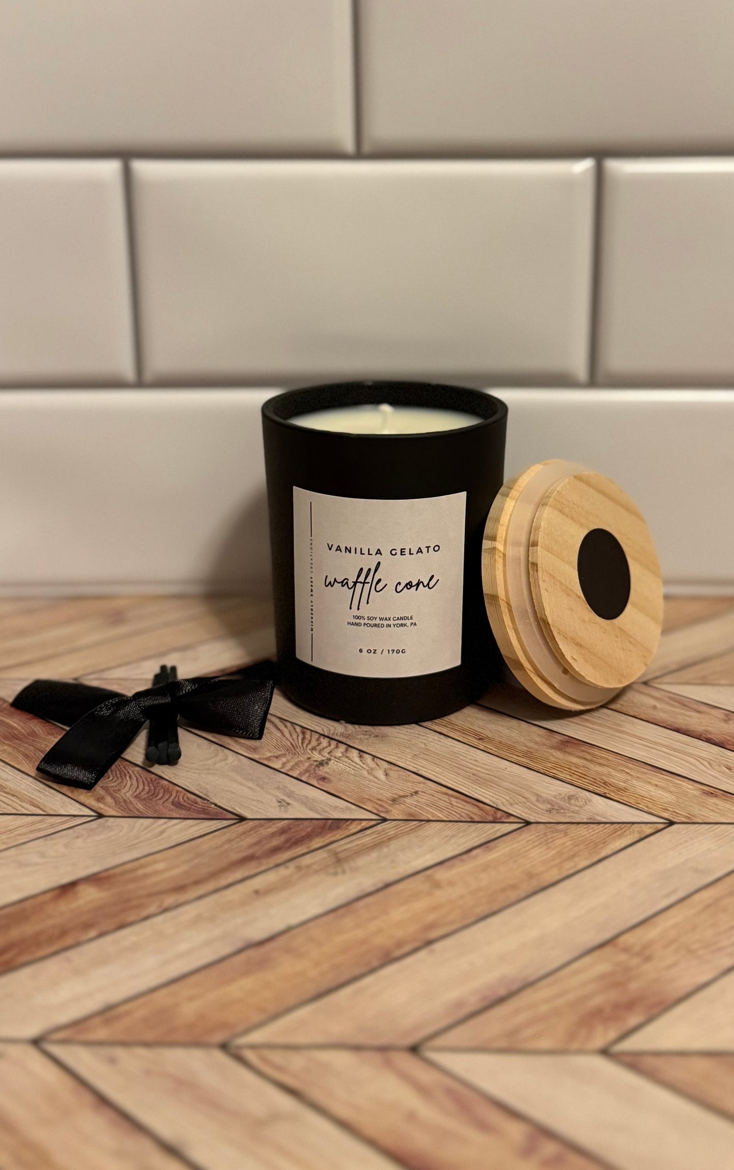 Vanilla Gelato Waffle Cone Candle