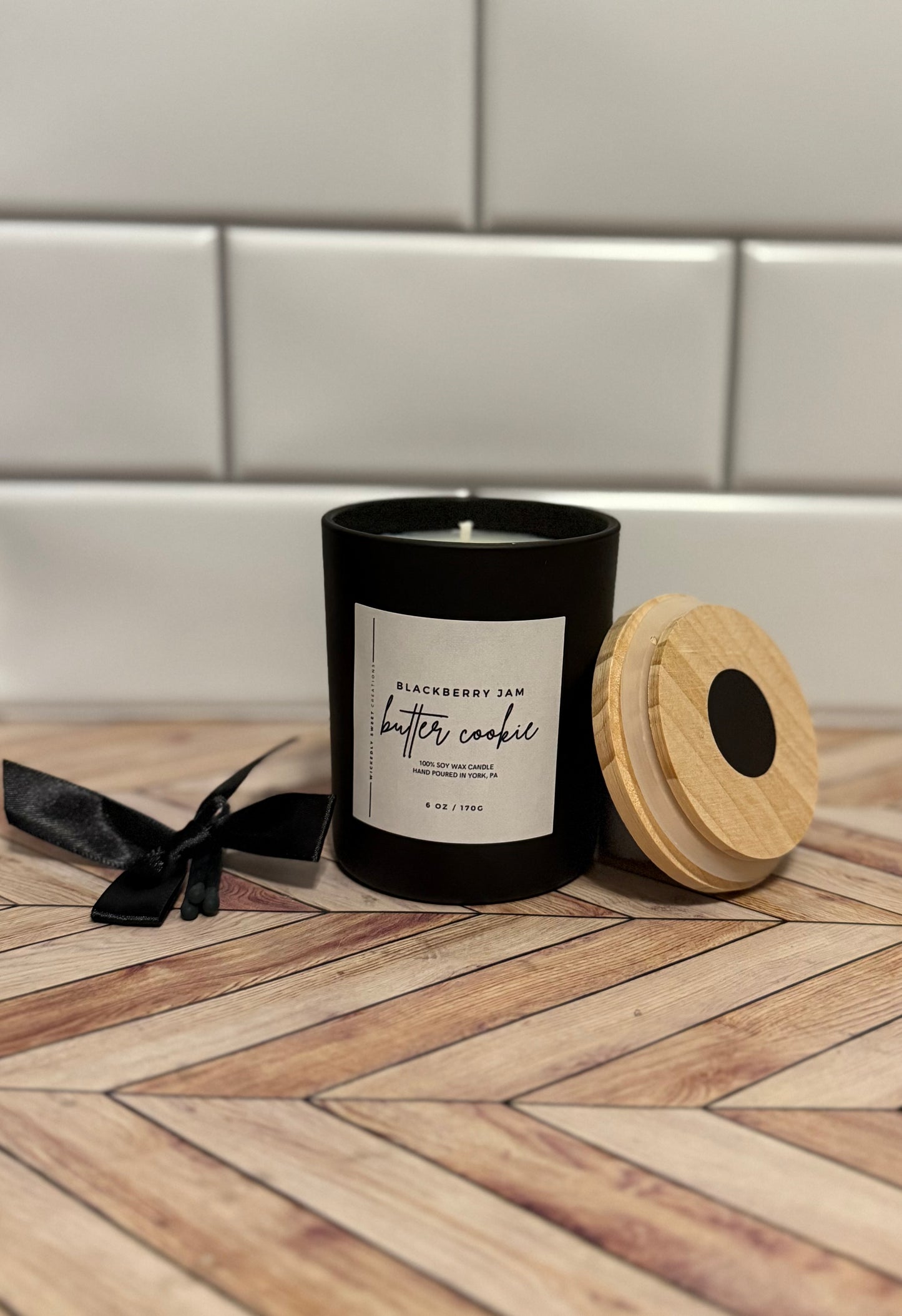 Blackberry Jam Butter Cookie Candle