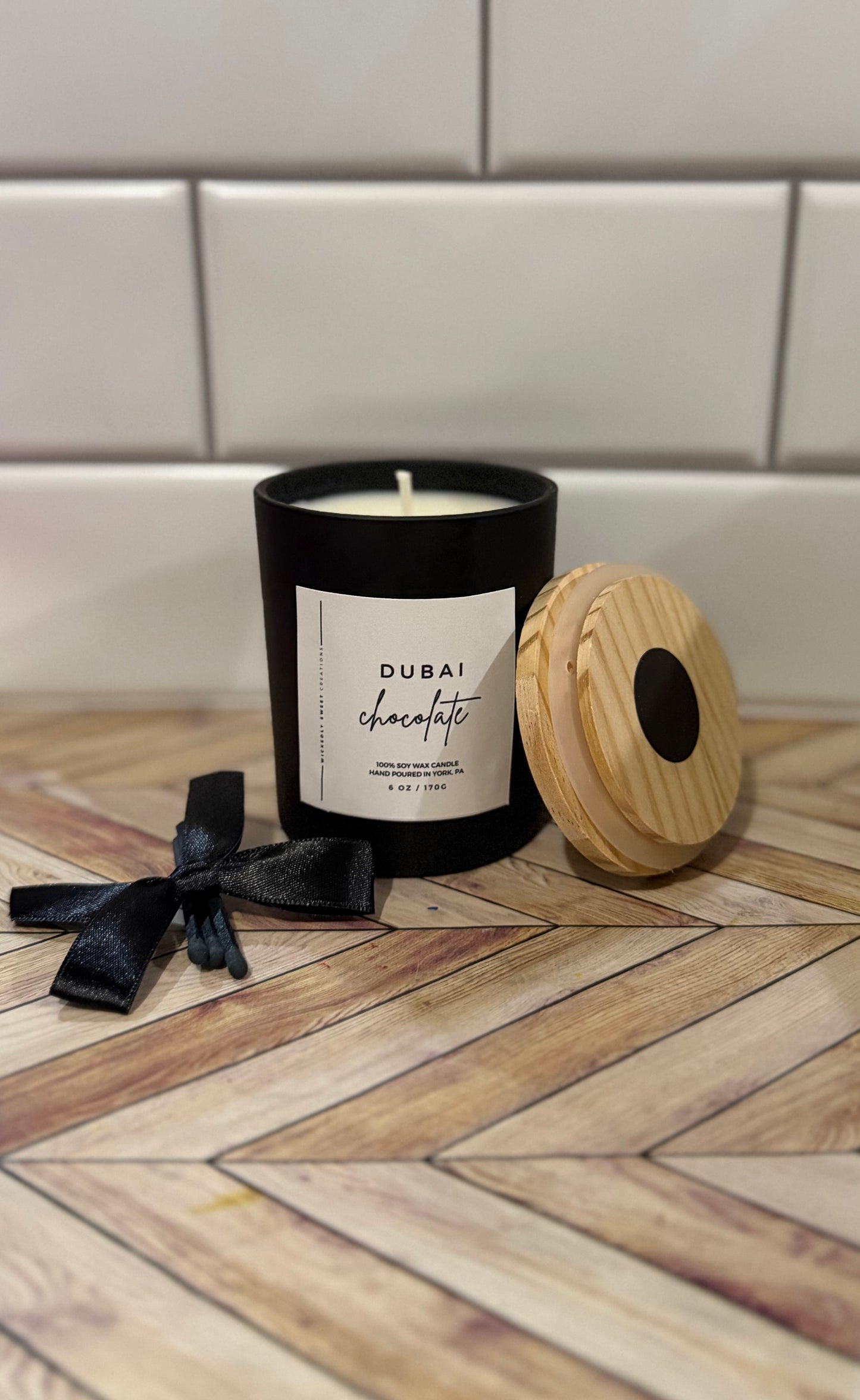 Dubai Chocolate Candle