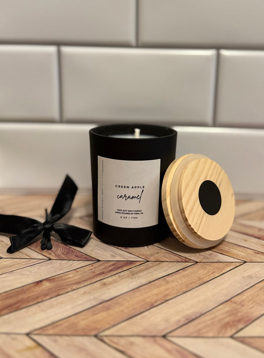 Green Apple Caramel Candle