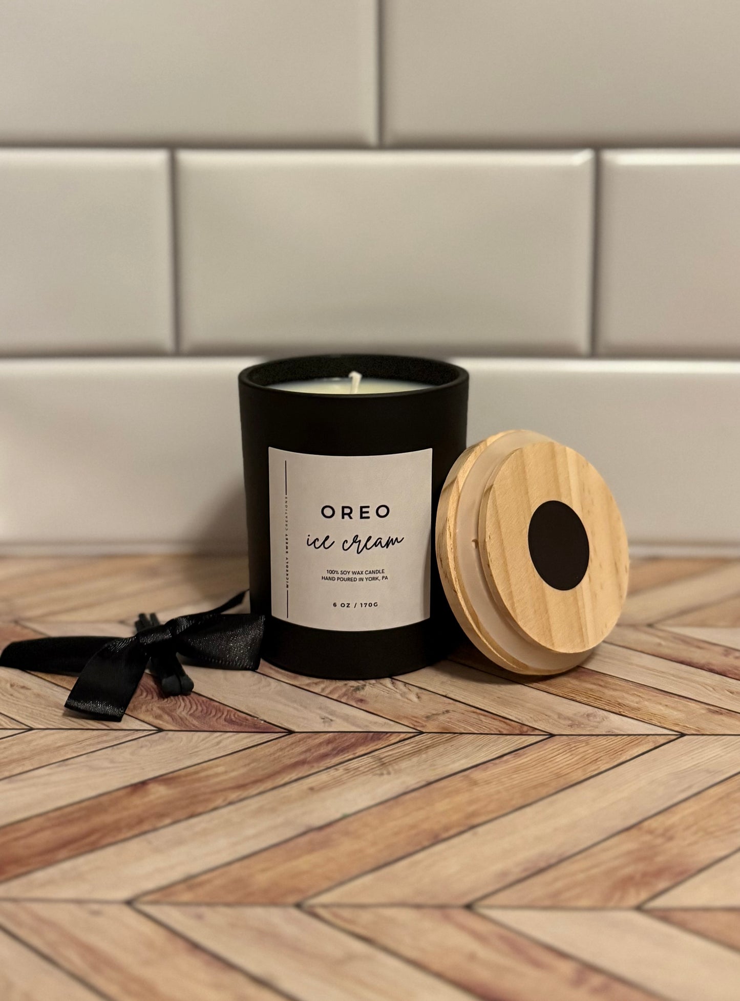 Oreo Ice Cream Candle